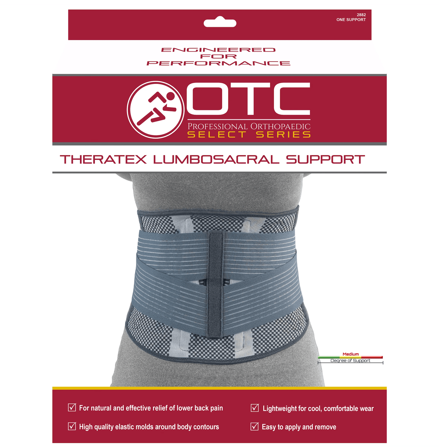 2882 / THERATEX LUMBOSACRAL SUPPORT