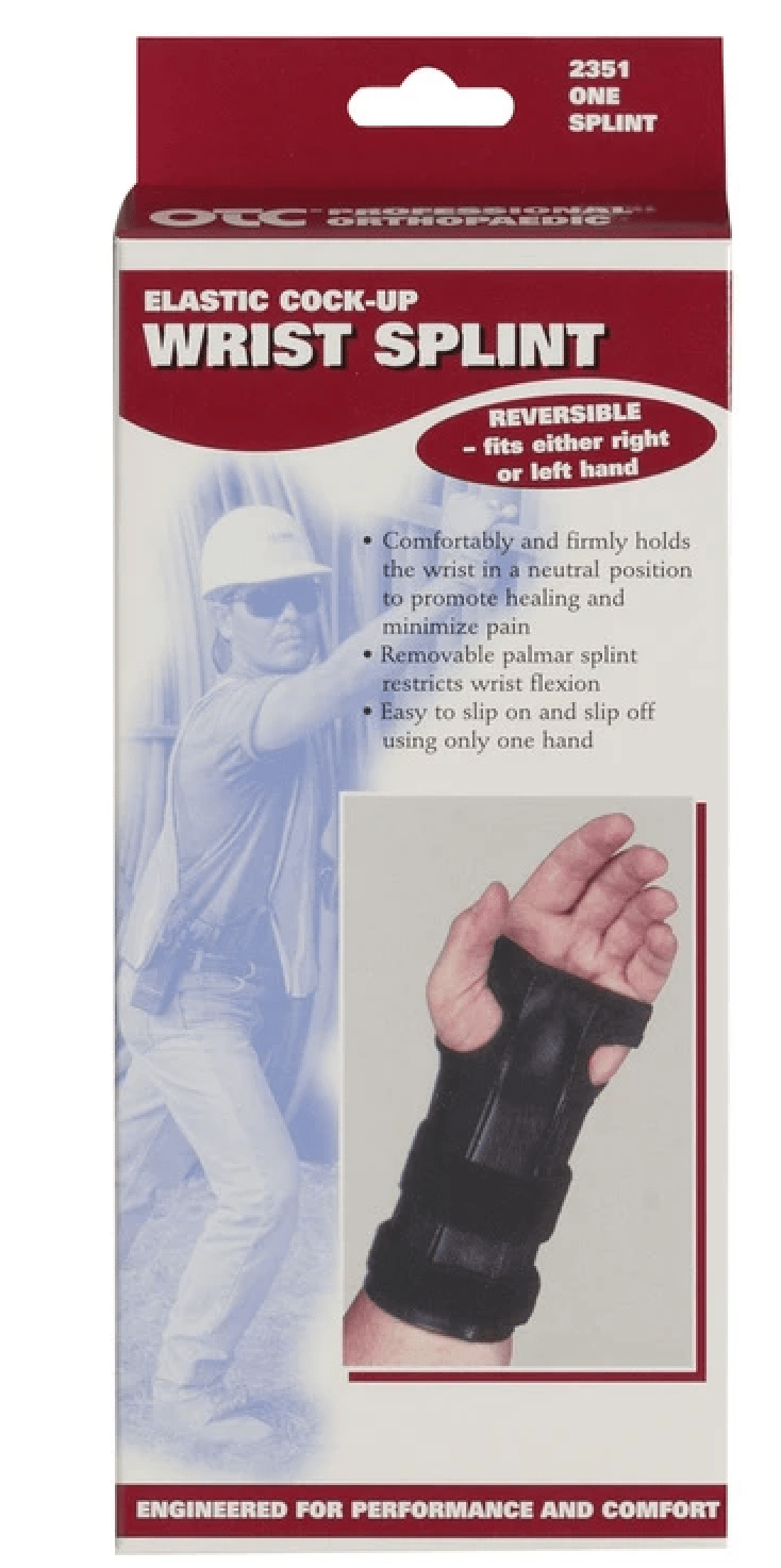 2351 / ELASTIC COCK-UP WRIST SPLINT / REVERSIBLE